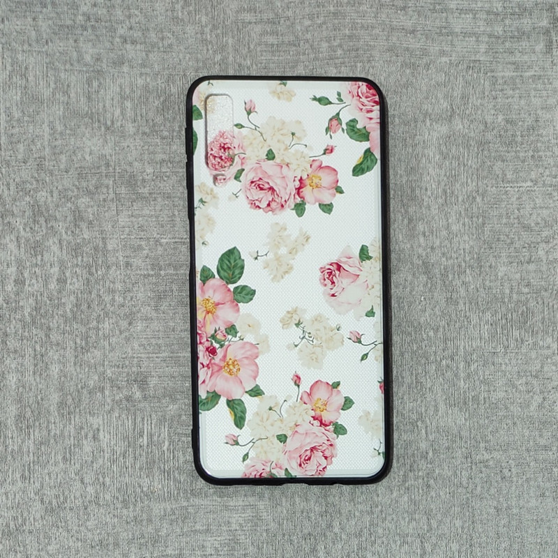 کاور طرح گل مدل KL مناسب برای گوشی موبایل سامسونگ Galaxy A7 2018/A750