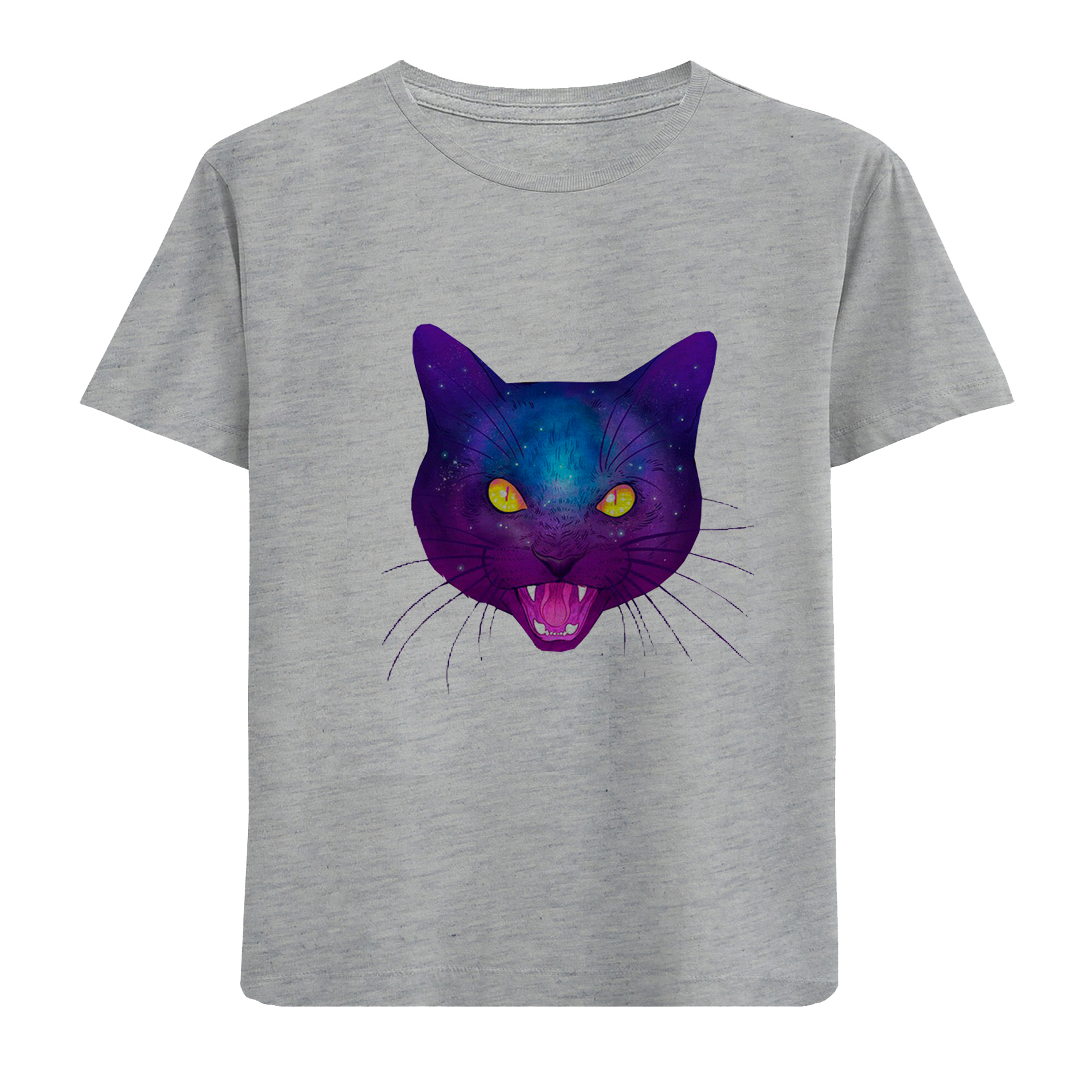 تی شرت آستین کوتاه پسرانه مدل گربه D453