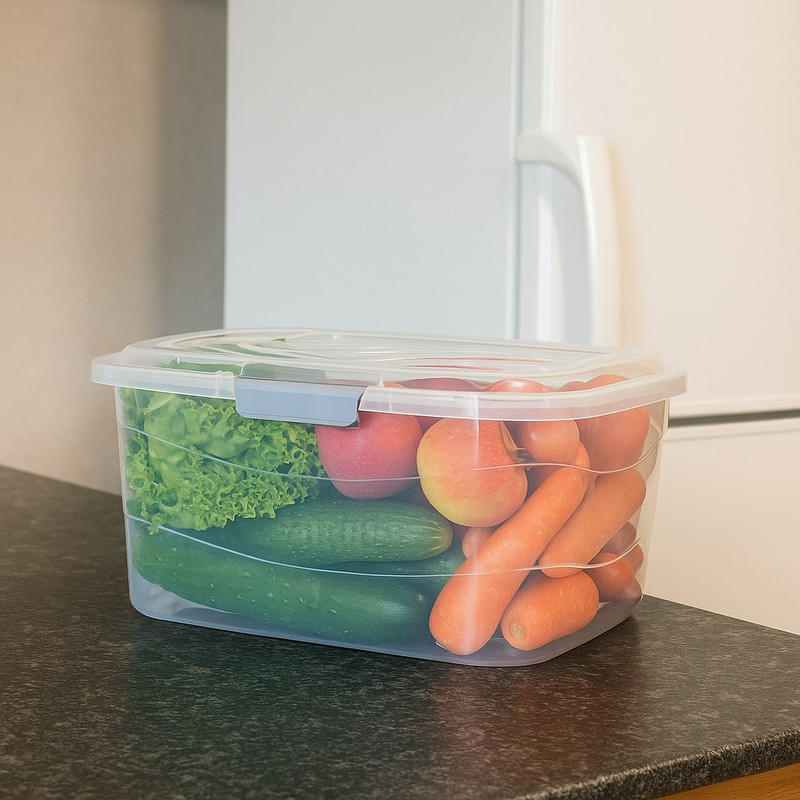 ظرف نان ایده آل پلاستیک مدل دلوین کد 2