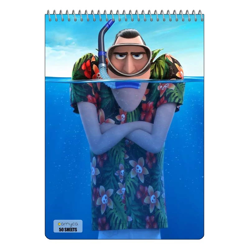 دفتر نقاشی 50 برگ سیمی کارنیکا طرح هتل ترانسیلوانیا Hotel Transylvania کد 71563