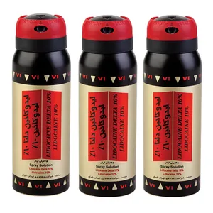 اسپری تاخیری دلتا دارو مدل کلاسیک کد Lidocaine 10% حجم 65 میلی لیتر مجموعه 3 عددی