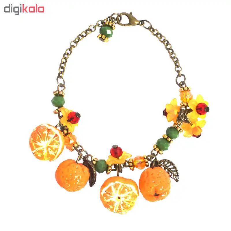 پابند زنانه طرح نارنگی کد 09