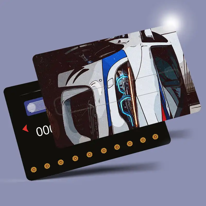 استیکر کارت مدل ماشین کد acr06