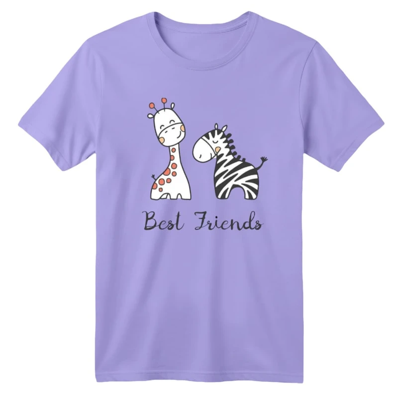 تی شرت آستین کوتاه بچگانه مدل زرافه کد ۲۹