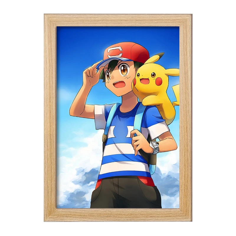 تابلو خندالو مدل انیمه پوکمون (Pokemon) کد F1764