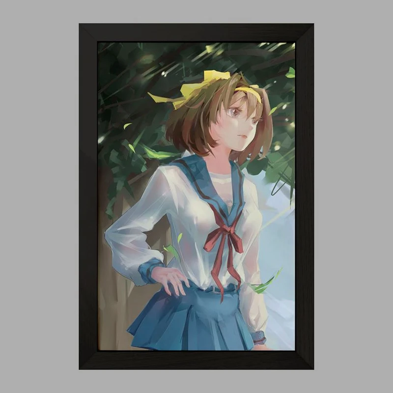 تابلو خندالو مدل هاروهی انیمه ناپدید شدن هارومی سوزومیا The Disappearance of Haruhi Suzumiya  کد 23142