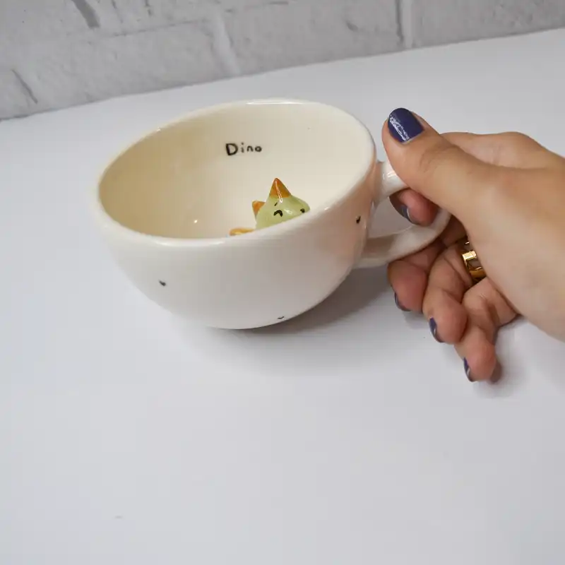 فنجان سرامیکی طرح Dino