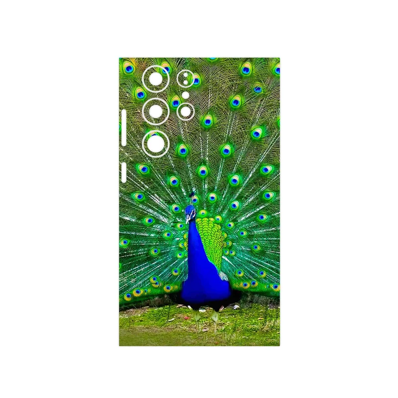 برچسب پوششی ماهوت مدل Peacock مناسب برای گوشی موبایل سامسونگ Galaxy S23 Ultra