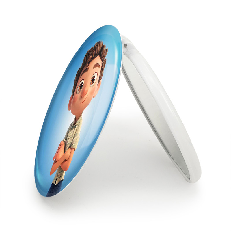 آینه جیبی خندالو طرح انیمیشن لوکا Luca مدل تاشو کد 4530