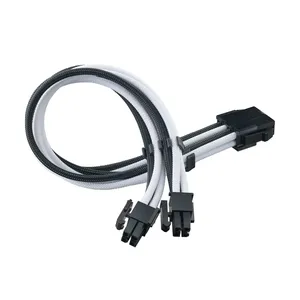 کابل برق کارت گرافیک 8 پین به 8 پین مدل PP07E-EPS8BW طول 0.3 متر