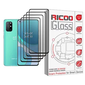 Ricoo Glass MIX004 Screen Protector For OnePlus 8T Pack Of 4