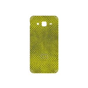 MAHOOT Yellow Snake Skin Cover Sticker for Samsung Galaxy J5