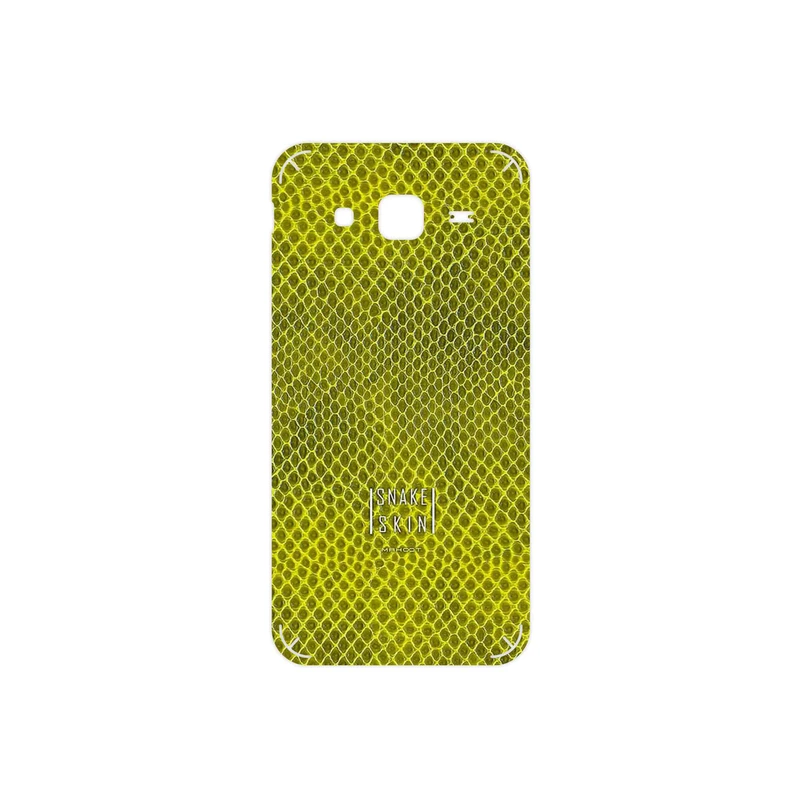 برچسب پوششی ماهوت مدل Yellow Snake Skin مناسب برای گوشی موبایل سامسونگ Galaxy J5