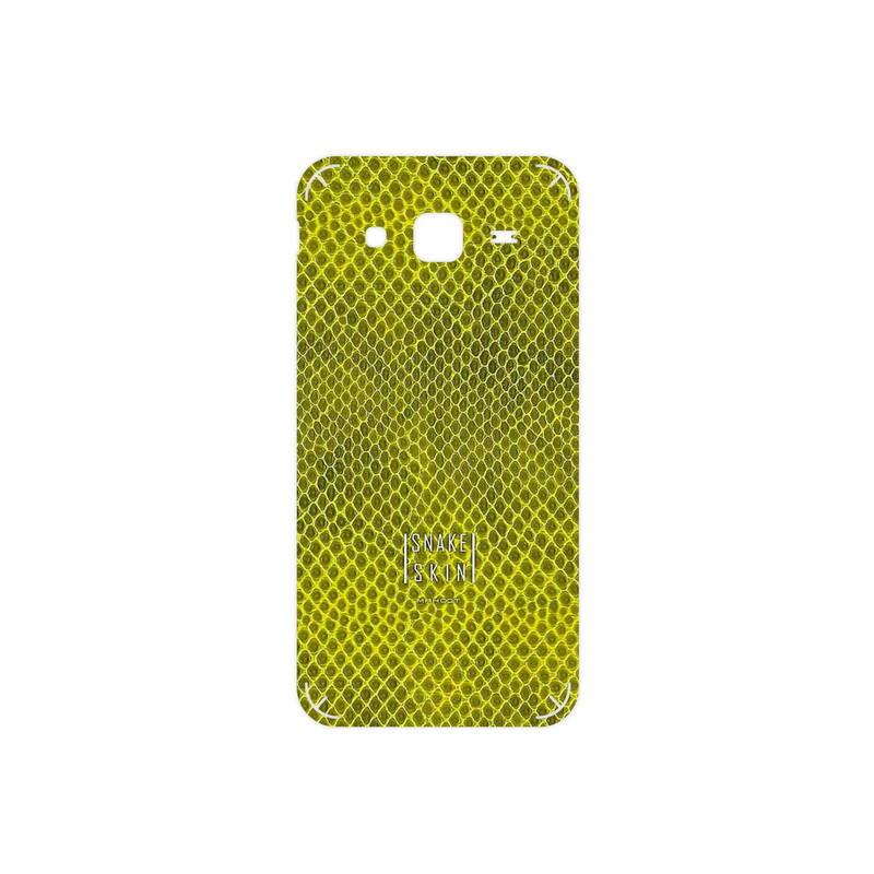 برچسب پوششی ماهوت مدل Yellow Snake Skin مناسب برای گوشی موبایل سامسونگ Galaxy J5