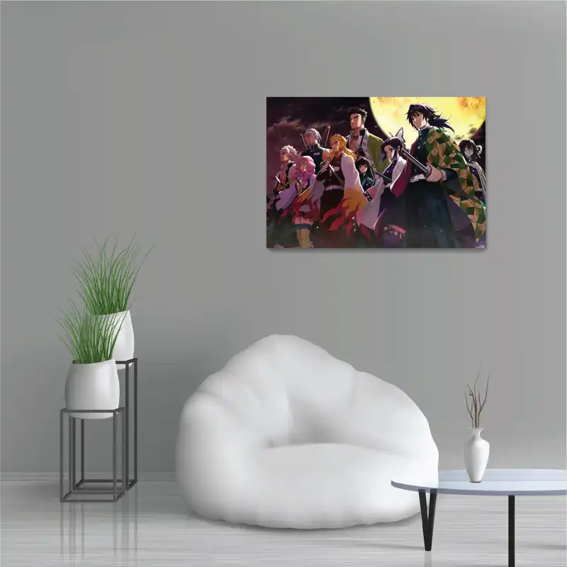 پوستر طرح انیمه شیطان کش Demon Slayer مدل M0546