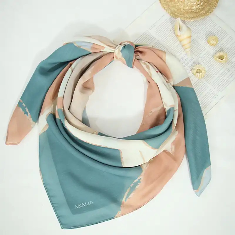 روسری زنانه مدل نخی تابستانه خنک 120 کد a-2367