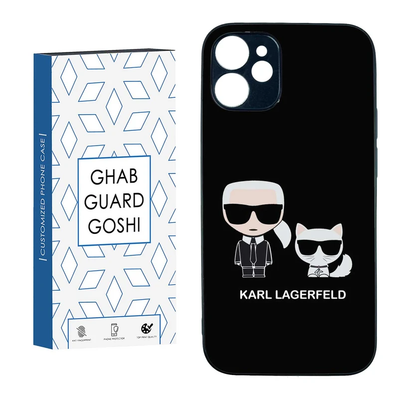 کاور قاب گارد گوشی طرح karl کد TPU-042 مناسب برای گوشی موبایل اپل IPHONE 12 MINI
