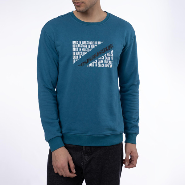 سویشرت مردانه ایزی دو مدل 8180 رنگ آبی