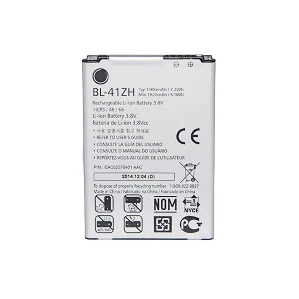 باتری موبایل مدل BL-41ZH ظرفیت 1900 میلی آمپر ساعت مناسب برای گوشی موبایل ال جی Leon