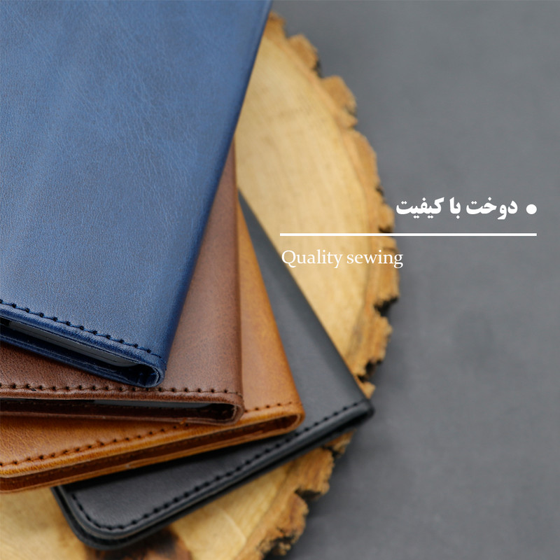 کیف کلاسوری گرین گارد مدل چرمی مگنتی کد Blue-B01 مناسب برای گوشی موبایل شیائومی Redmi 13C / Poco C65