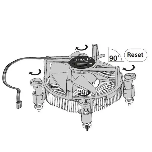 خنک کننده پردازنده اینتل مدل box775
