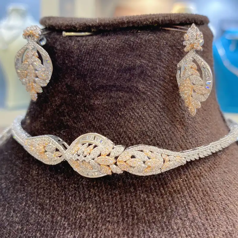 نیم ست نقره زنانه مدل دستسار 463