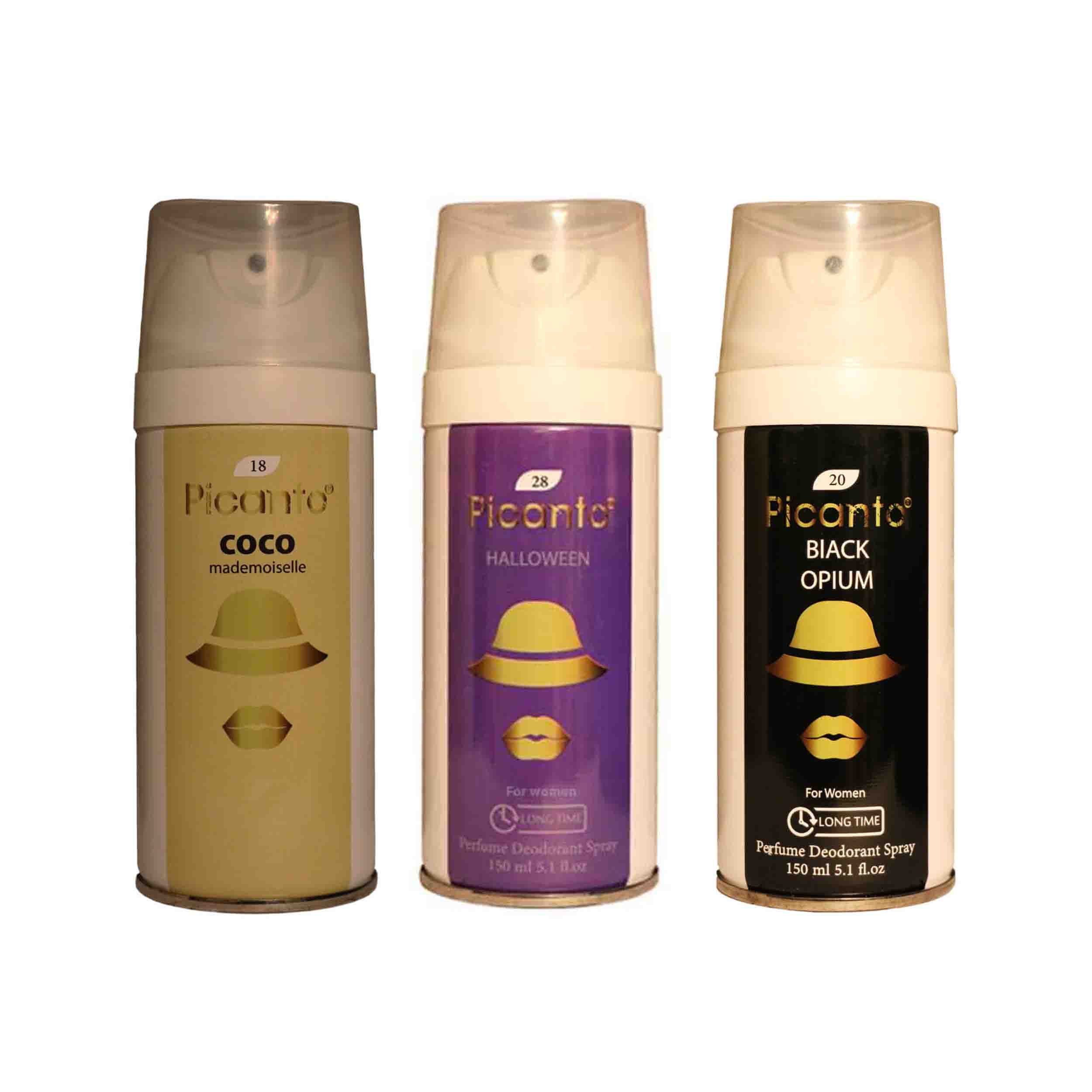 اسپری خوشبو کننده بدن زنانه پیکانتو مدل pw25 حجم 150 میلی لیتر مجموعه 3 عددی