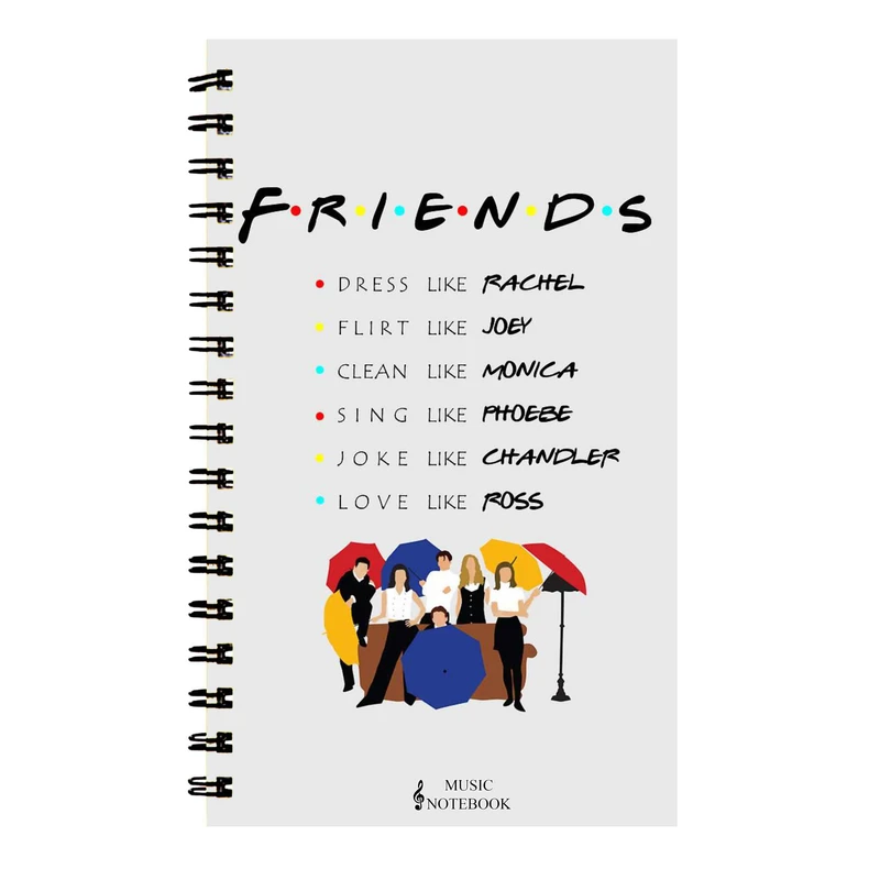 دفتر نت موسیقی طرح سریال Friends کد 143
