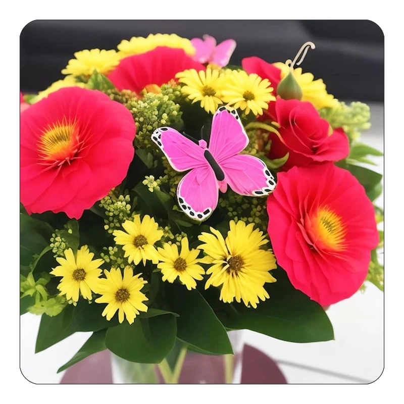 مگنت کاکتی طرح گل مدل mp17714