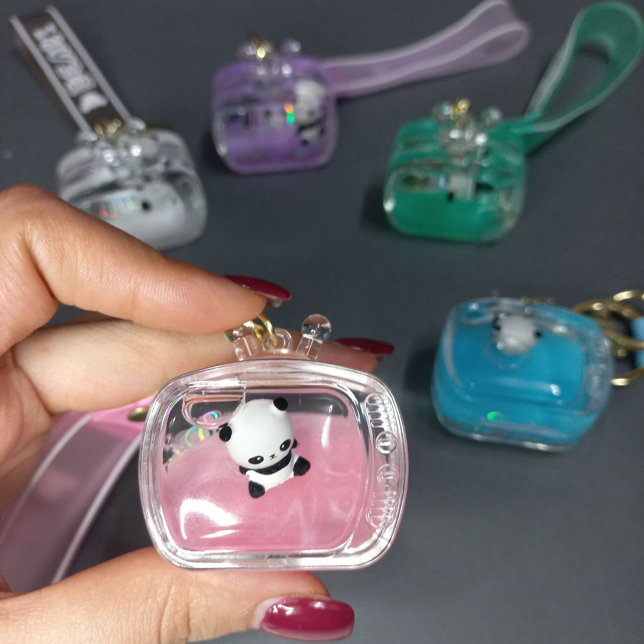 جاکلیدی دخترانه مدل آکواریومی طرح پاندا کد 01 جاکلیدی دخترانه مدل آکواریومی طرح پاندا کد 01