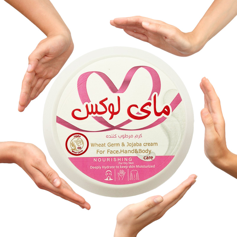 کرم مرطوب‌ کننده دست و صورت و بدن مای لوکس مدل cr5 مناسب برای انواع پوست حجم 100 میلی‌لیتر بسته دو عددی