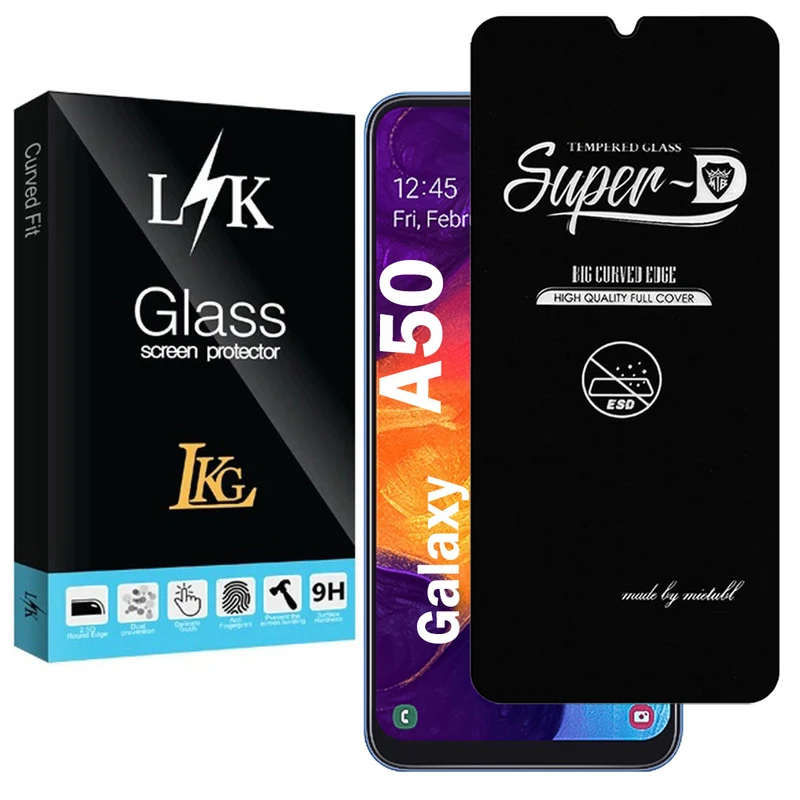محافظ صفحه نمایش شیشه ای ال کا جی مدل SupD-Lk مناسب برای گوشی موبایل سامسونگ  Galaxy A50