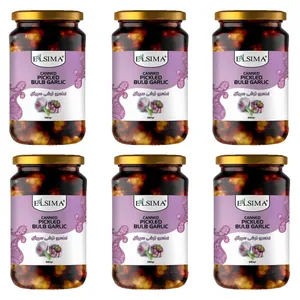 ترشی سیرگل السیما - 680 گرم بسته 6 عددی