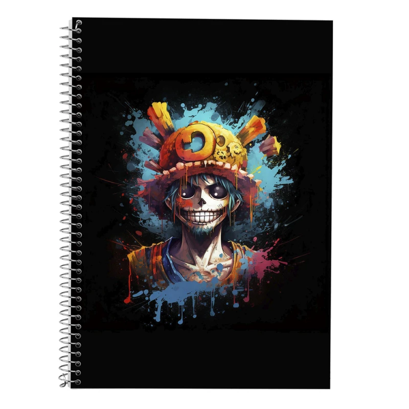 دفتر زبان 50 برگ مدوپد مدل سه خط طرح وان پیس One Piece کد DF11746