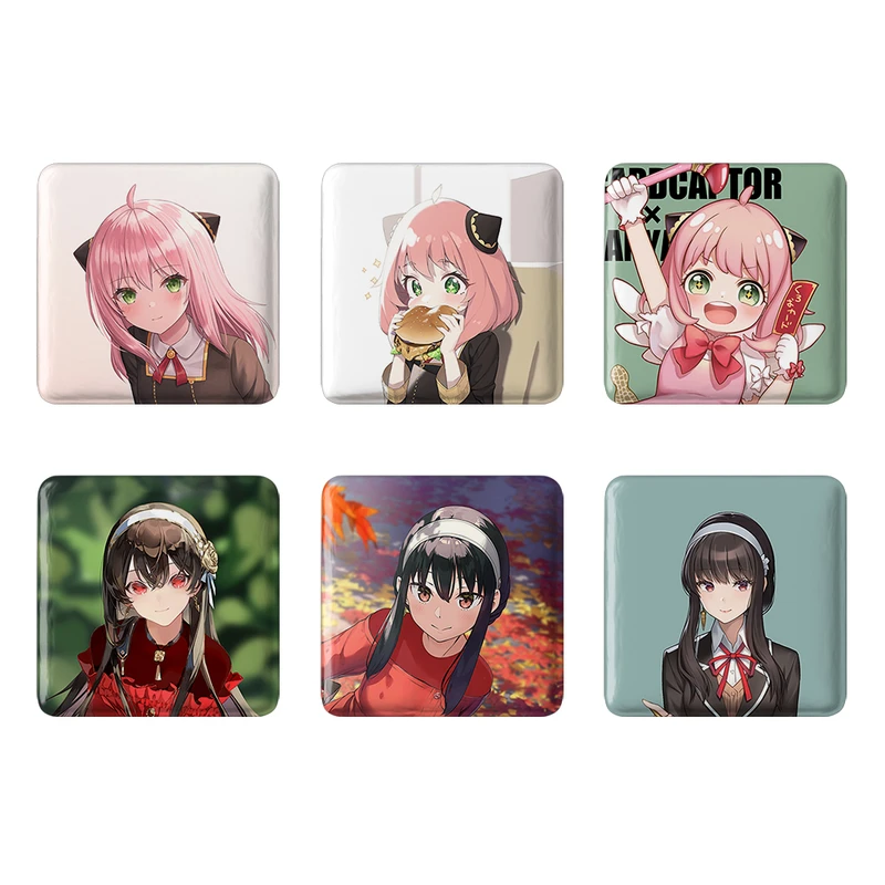 مگنت خندالو طرح انیمه اسپای ایکس فمیلی Spy X Family کد 1353A مجموعه 6 عددی