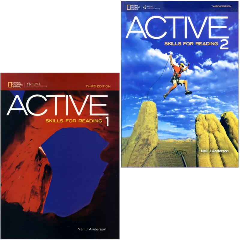 کتاب Active Skills for Reading 3rd اثر Nail J Anderson انتشارات Heinle دو جلدی