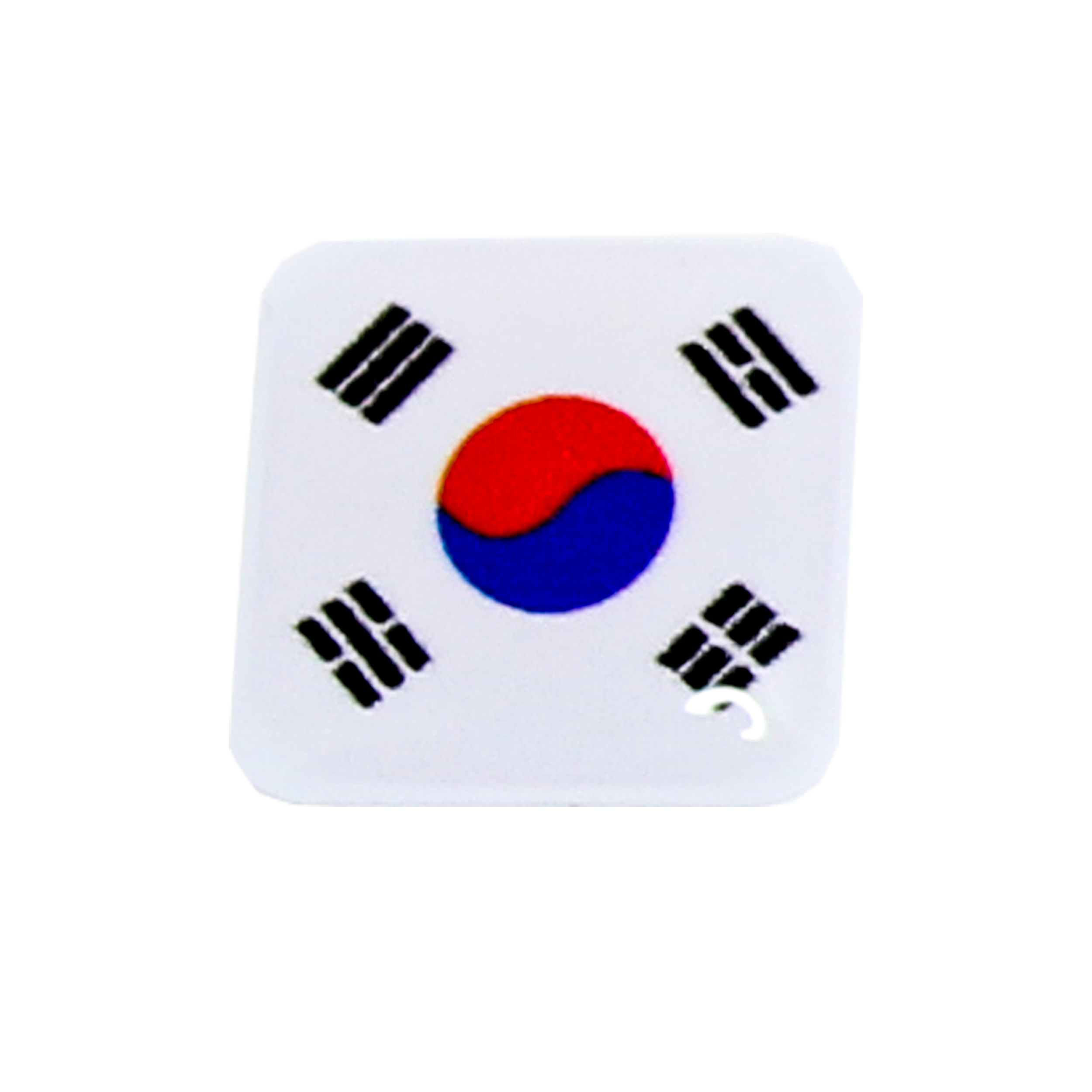 برچسب طرح پرچم کره مربع کوچک کد 6601