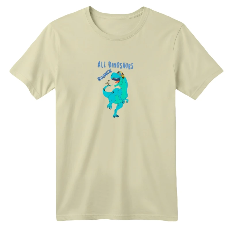 تی شرت آستین کوتاه بچگانه مدل دایناسور کد 04