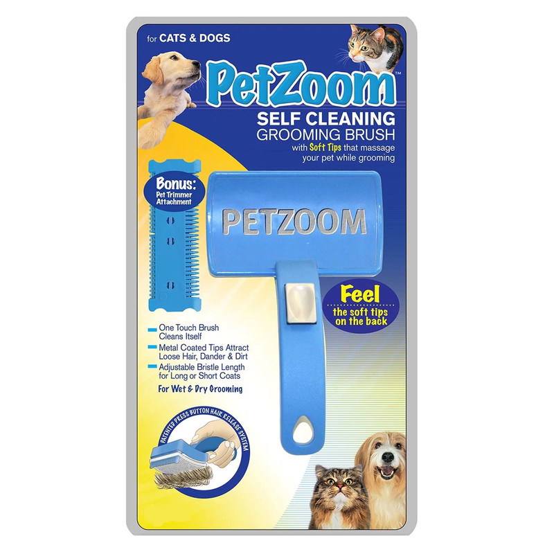 قیمت و خرید برس موی سگ و گربه مدل Pet Zoom