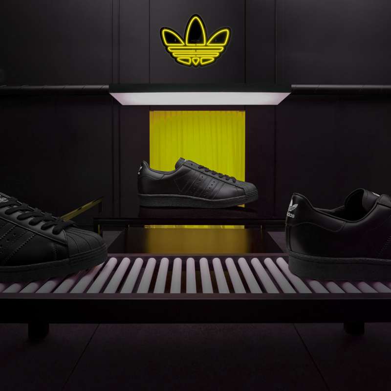 چراغ دیواری نئون دیزاین طرح Adidas-Logo-BL_YL