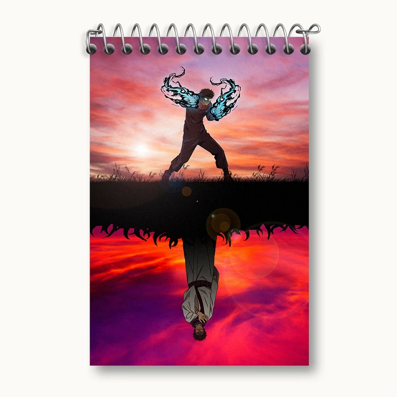 دفتر یادداشت 50 برگ خندالو مدل انیمه جوجوتسو کایزن کد F823