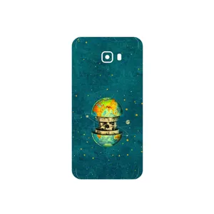 MAHOOT Collage of Earth Face Cover Sticker for Samsung Galaxy C7 Pro