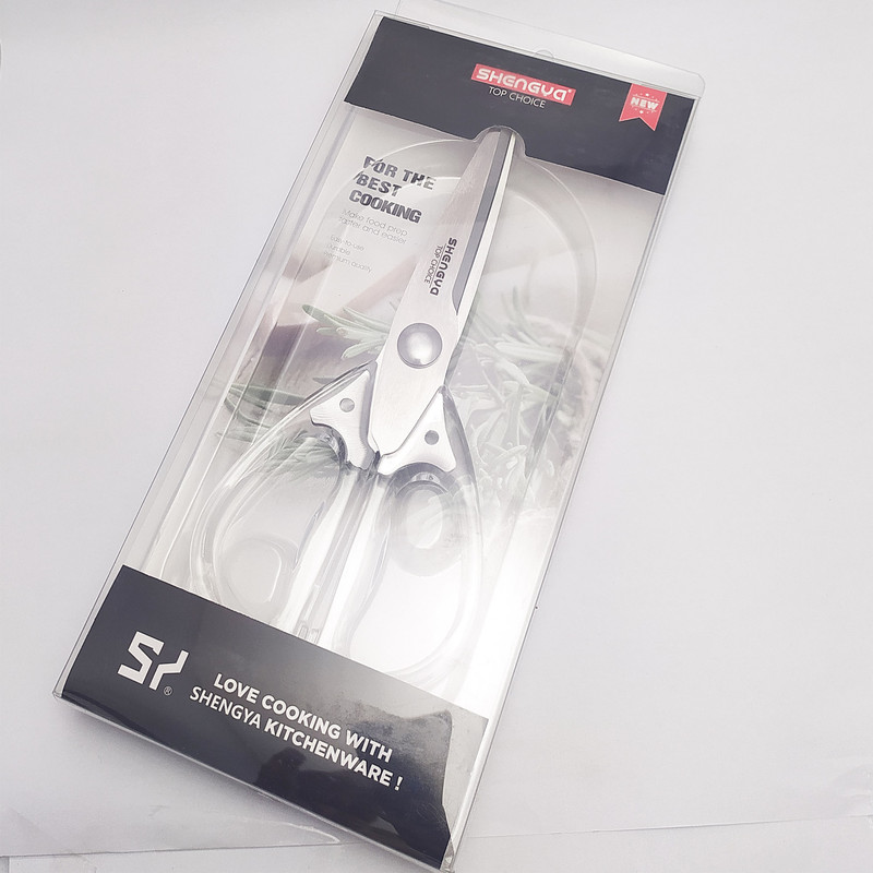 قیچی آشپزخانه شنگیا مدل شیشه ای