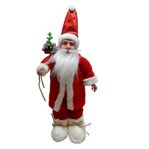  عروسک طرح بابانوئل کد CAF2020 ارتفاع 40 سانتی متر