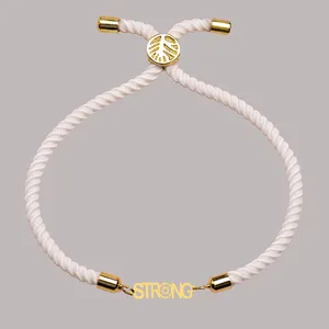 دستبند طلا 18 عیار زنانه الن نار مدل strong N100404