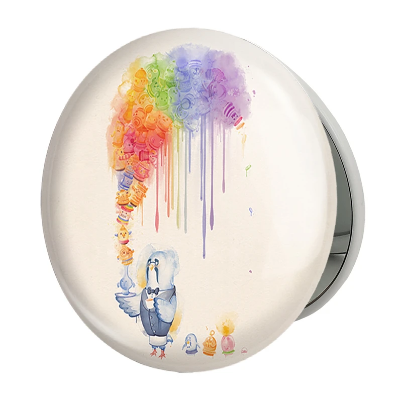 آینه جیبی خندالو طرح بازی انیمال کراسینگ (Animal Crossing) مدل تاشو کد 32636