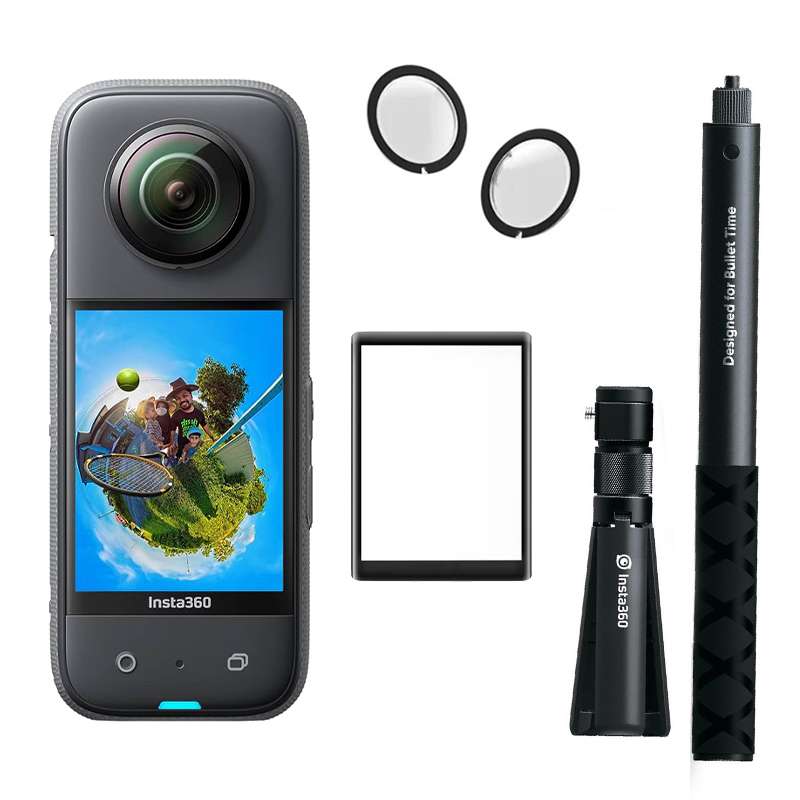 دوربین فیلم برداری ورزشی اینستا 360 مدل insta360 x3 به همراه لوازم جانبی دوربین فیلم برداری ورزشی اینستا 360 مدل insta360 x3 به همراه لوازم جانبی