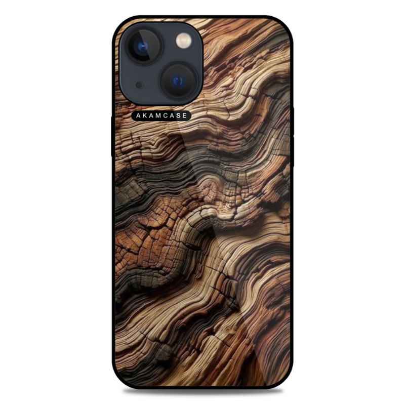 کاور آکام مدل AMC-WA13M-WOOD-1 مناسب برای گوشی موبایل اپل iPhone 13 Mini