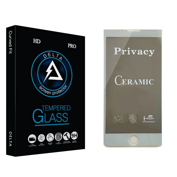 محافظ صفحه نمایش سرامیکی دلتا مدل HD مناسب برای گوشی موبایل اپل iPhone 7