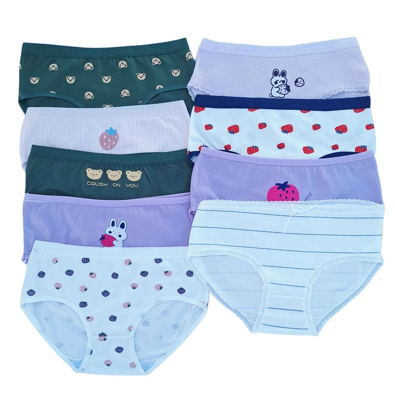 شورت زنانه مدل نخی ضد حساسیت مجموعه 9 عددی